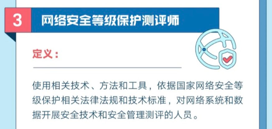 网络安全等级保护测评师等19个新增职业一览及定义和工作范畴